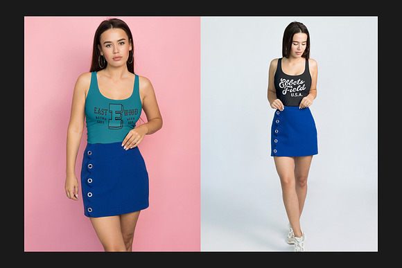 Tank-Top Mock-Up Set in Product Mockups - product preview 5