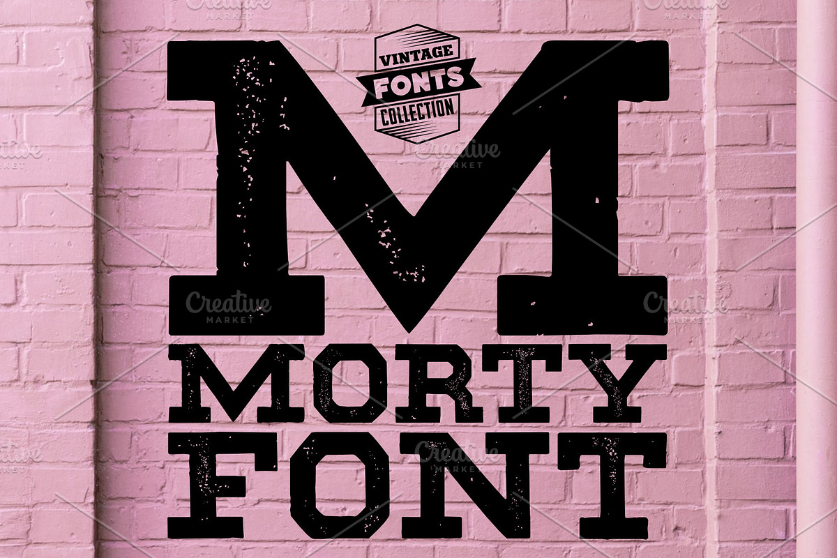 Morty - 2 vintage fonts in Slab Serif Fonts - product preview 8
