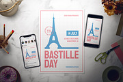 Bastille Day Flyer Set