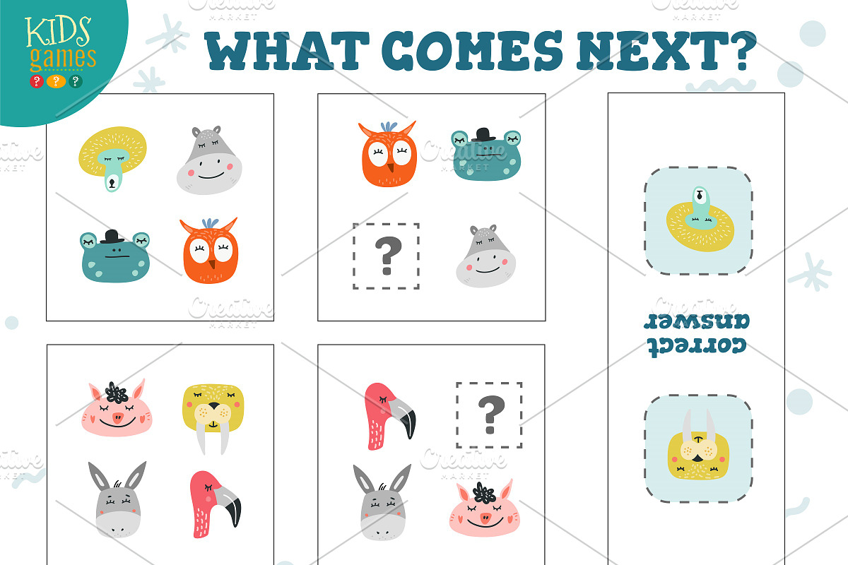 What comes next vector game in Illustrations - product preview 8