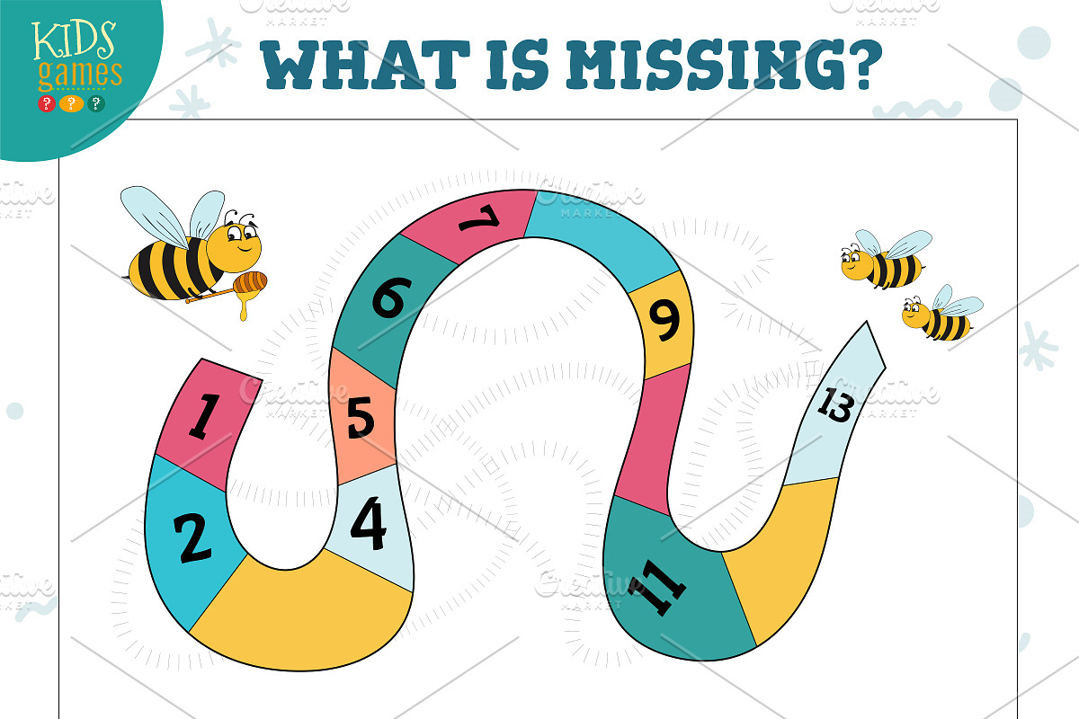 What number is missing vector game in Illustrations - product preview 8