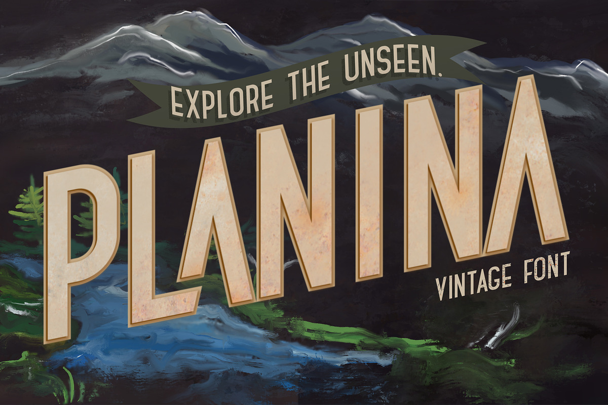 Planina Font in Display Fonts - product preview 8