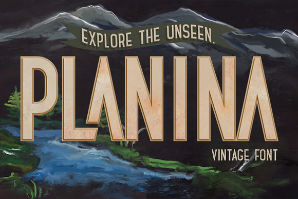 Planina Font in Display Fonts - product preview 1