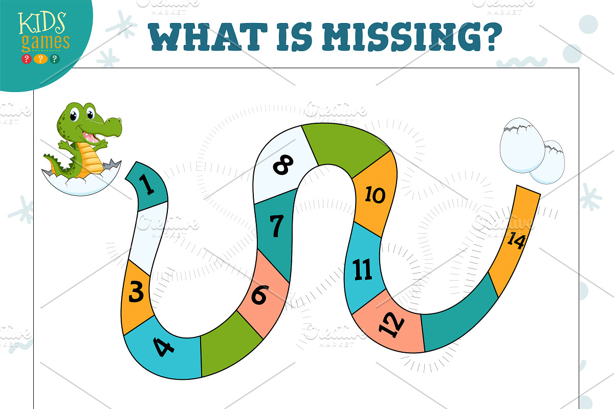 What number is missing vector game in Illustrations - product preview 8