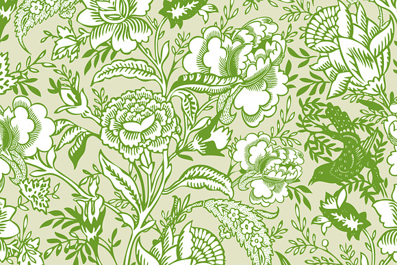 Vintage Peony Floral - Pattern in Illustrations - product preview 2