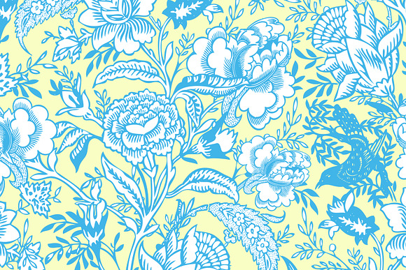 Vintage Peony Floral - Pattern in Illustrations - product preview 3