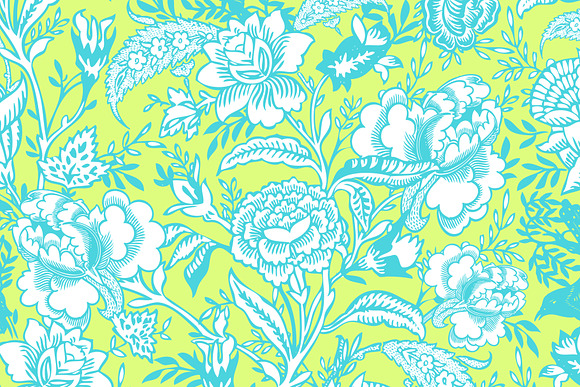 Vintage Peony Floral - Pattern in Illustrations - product preview 5