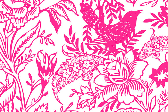 Vintage Peony Floral - Pattern in Illustrations - product preview 6