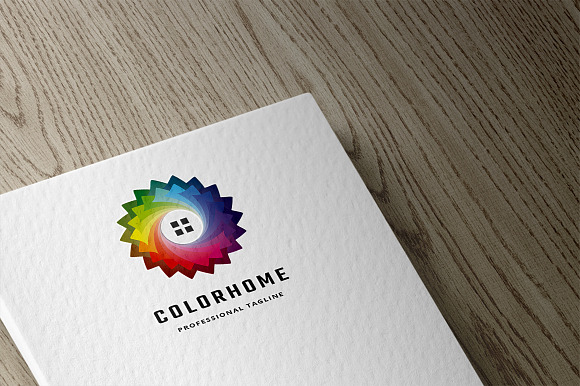 Color Home Logo in Logo Templates - product preview 1