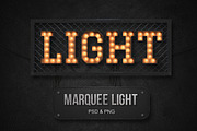 Marquee light Alphabet