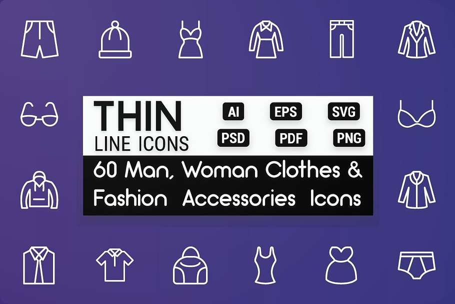 Clothes & Fashion Accessories Icons in Icons - product preview 8