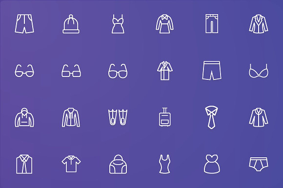 Clothes & Fashion Accessories Icons in Icons - product preview 2