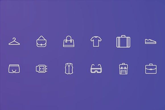Clothes & Fashion Accessories Icons in Icons - product preview 3