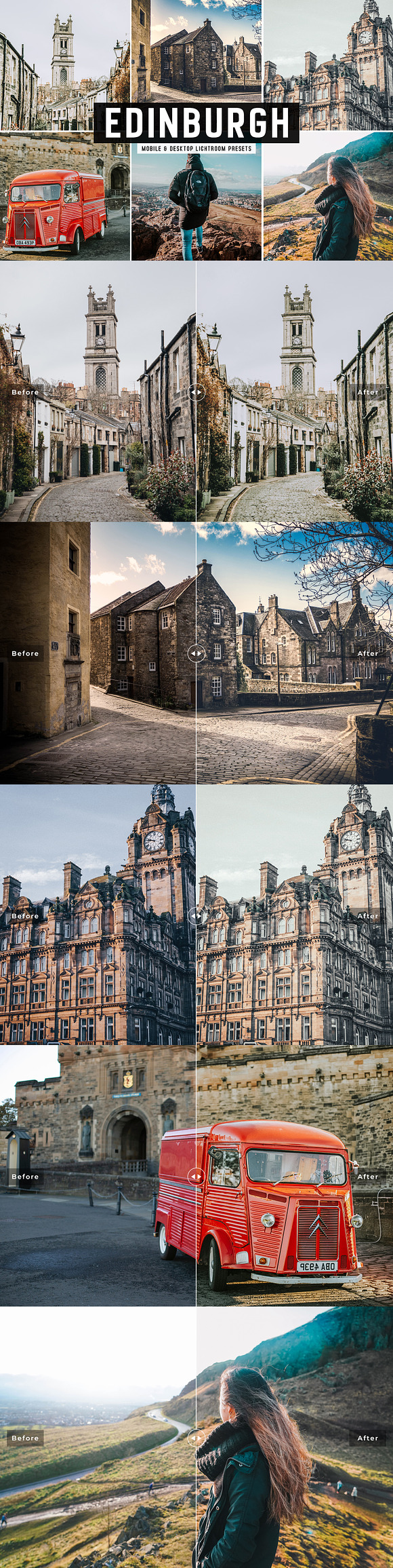 Edinburgh Pro Lightroom Presets in Add-Ons - product preview 5