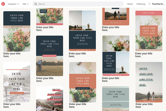 Pinterest Templates | The Dreamer in Pinterest Templates - product preview 1