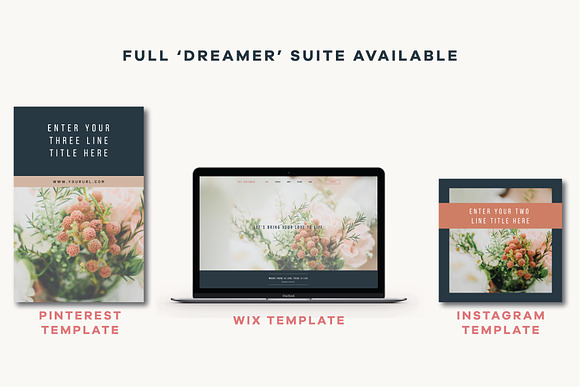 Pinterest Templates | The Dreamer in Pinterest Templates - product preview 3