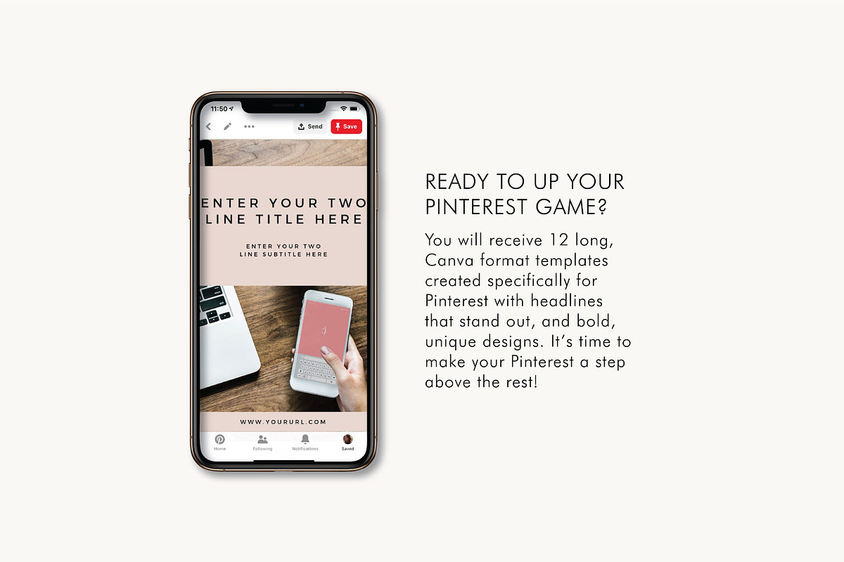 Pinterest Templates | The Naturalist in Pinterest Templates - product preview 8