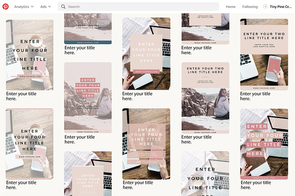 Pinterest Templates | The Naturalist in Pinterest Templates - product preview 1