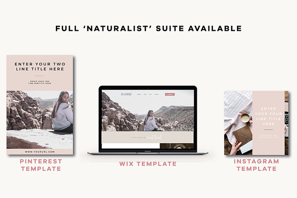 Pinterest Templates | The Naturalist in Pinterest Templates - product preview 3