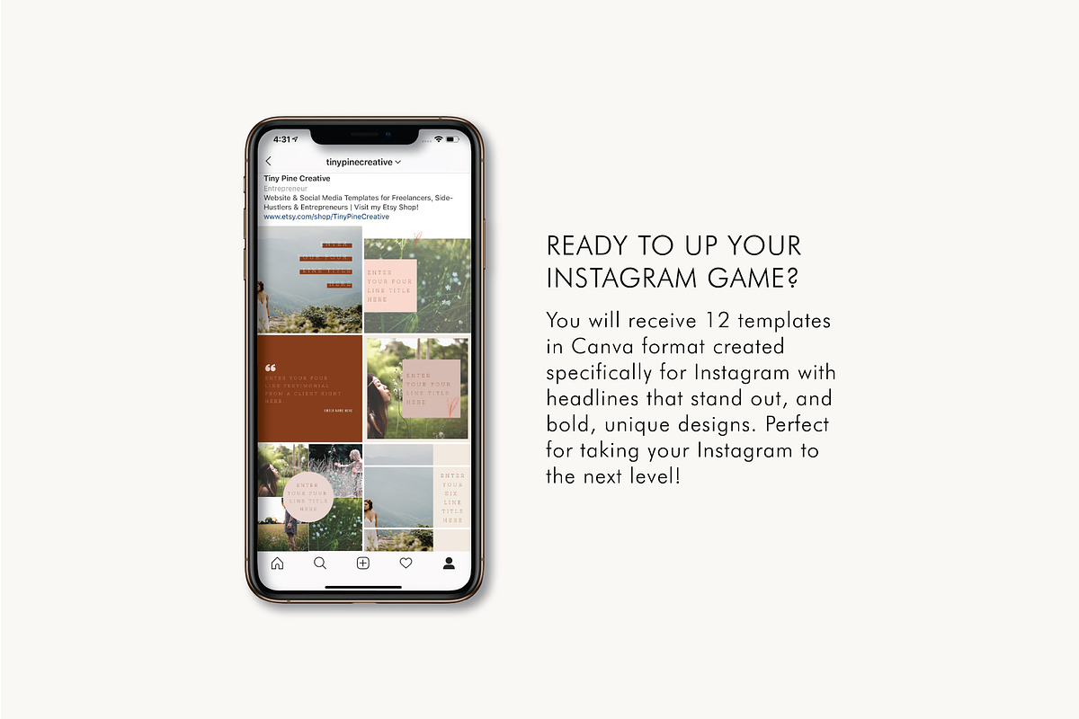 Instagram Templates | Bloom in Instagram Templates - product preview 8
