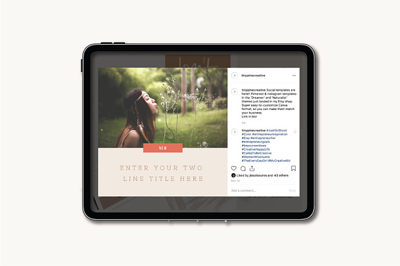 Instagram Templates | Bloom in Instagram Templates - product preview 1