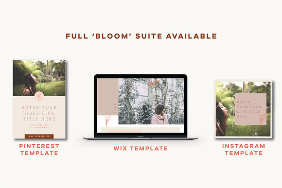 Instagram Templates | Bloom in Instagram Templates - product preview 2