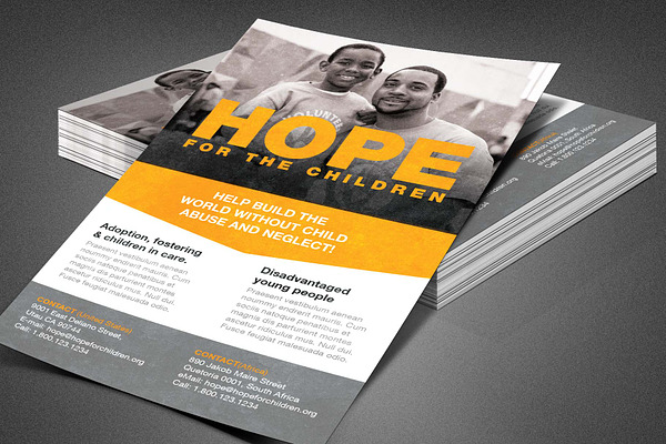 Hope Charity Event Flyer Template