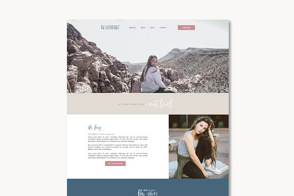 Wix Website Bundle | The Naturalist in Website Templates - product preview 1