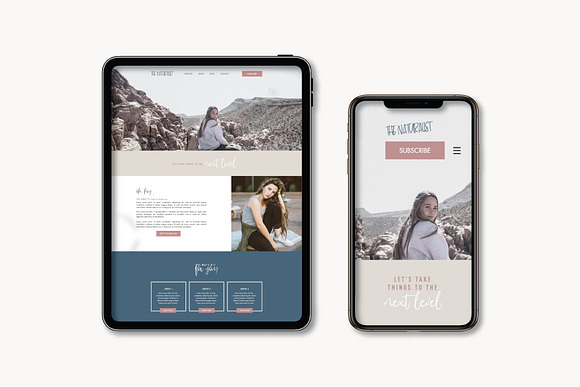 Wix Website Bundle | The Naturalist in Website Templates - product preview 2