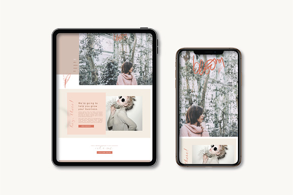 Wix Website Bundle | Bloom in Website Templates - product preview 2