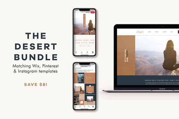 Wix Website Bundle | Desert