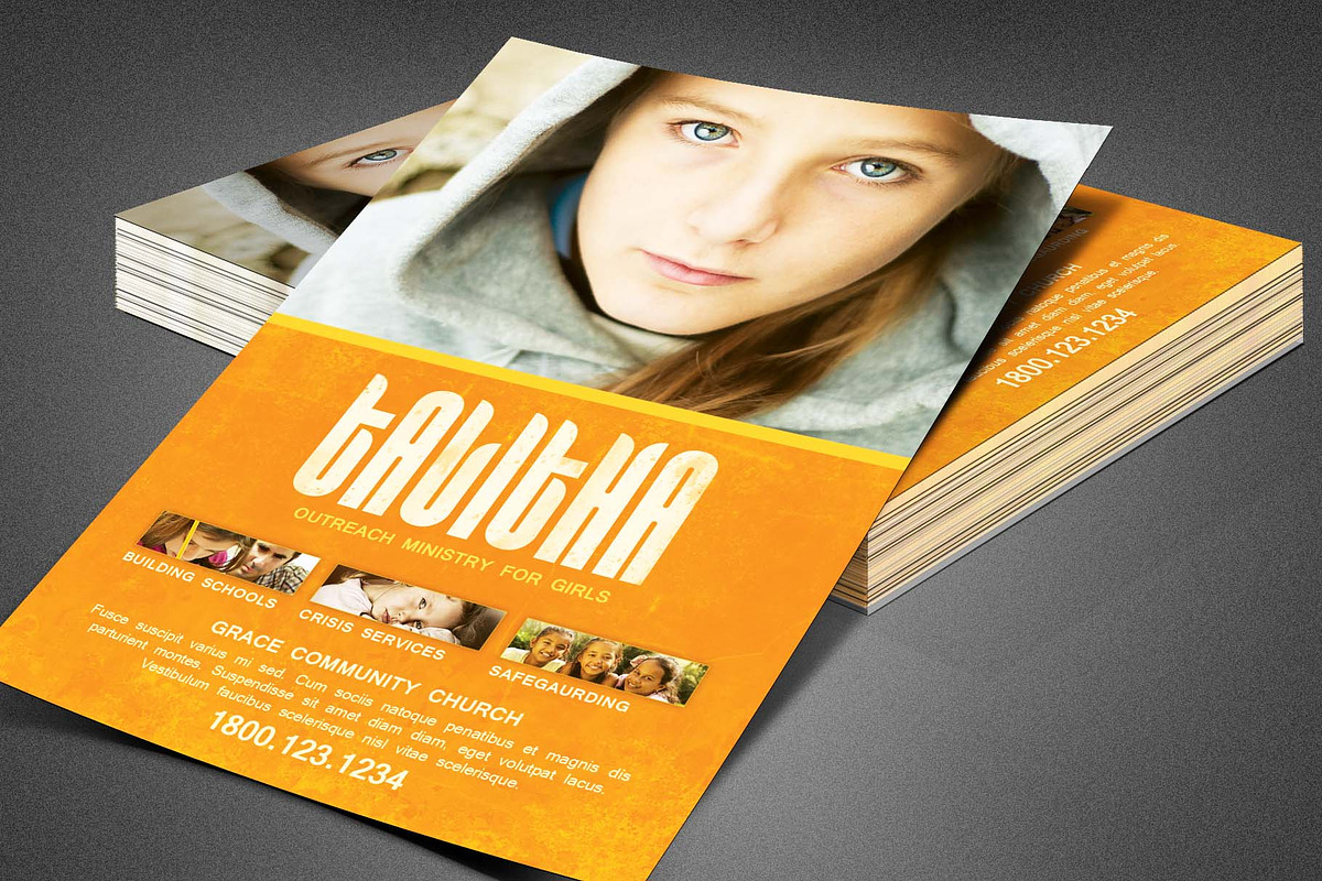 Talitha Charity Event Flyer Template in Flyer Templates - product preview 8