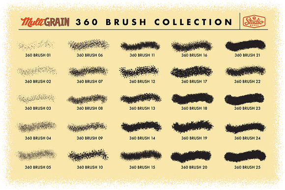 MultiGRAIN Brushes for Illustrator in Add-Ons - product preview 9