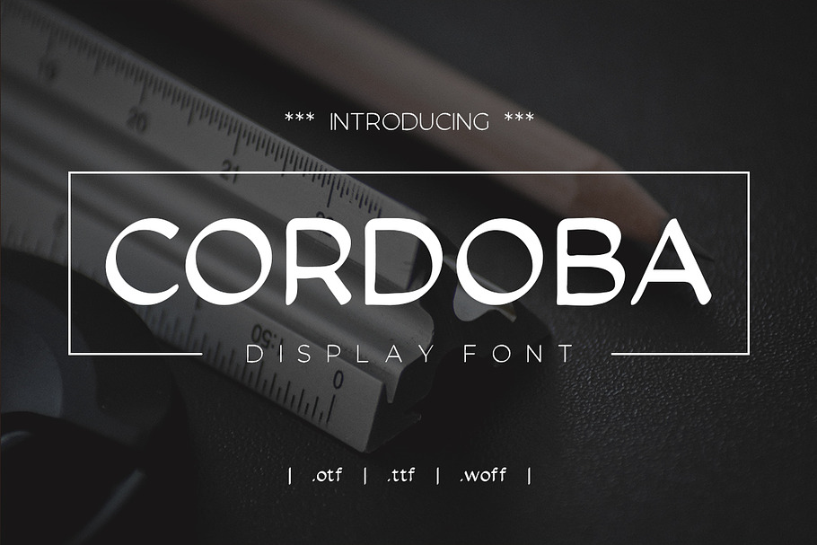 Cordoba Regular and Bold Font in Display Fonts - product preview 8