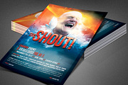 The Shout Church Event Flyer