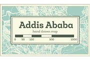 Addis Ababa Ethiopia City Map