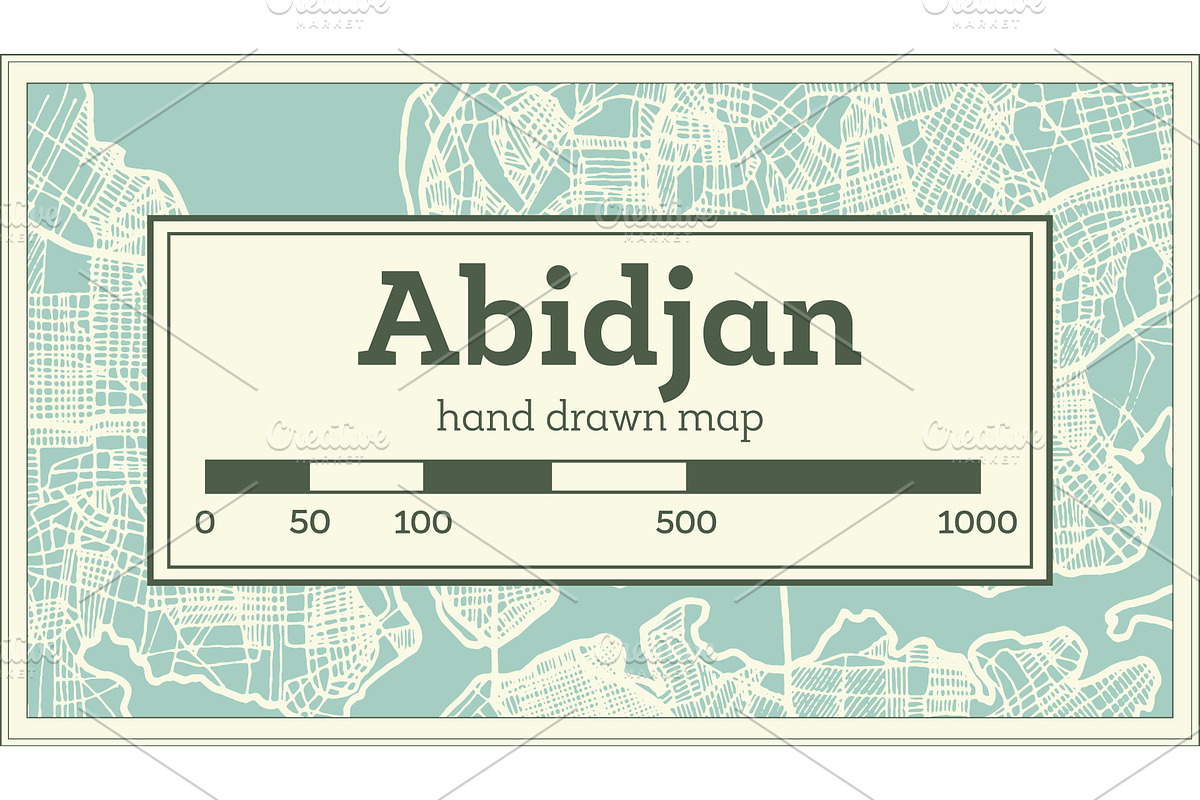 Abidjan Ivory Coast City Map in Illustrations - product preview 8