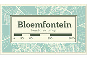 Bloemfontein South Africa City Map