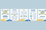Business ethics courses brochure