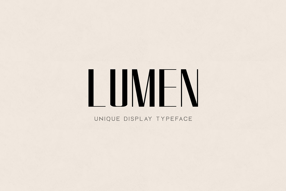 LUMEN - Display / Headline Typeface in Display Fonts - product preview 8