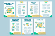 Web analytics brochure template