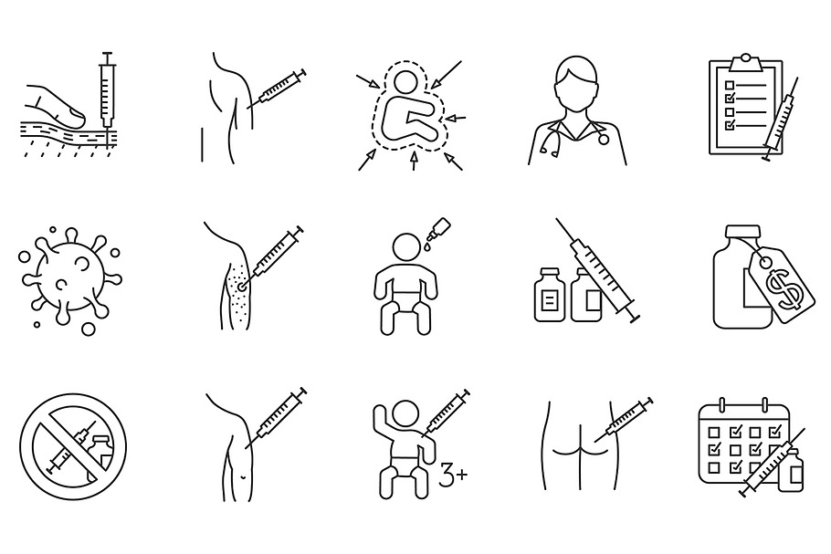 Vaccination and immunization icon in Icons - product preview 8