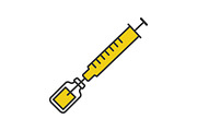 Vaccine color icon