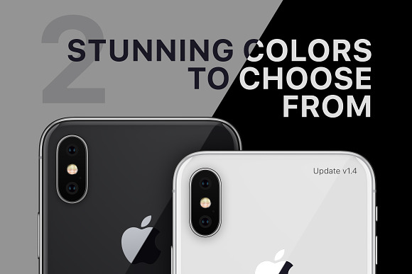 iPhone X Mockup - Front View in Mobile & Web Mockups - product preview 3