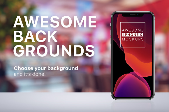 iPhone X Mockup - Front View in Mobile & Web Mockups - product preview 7
