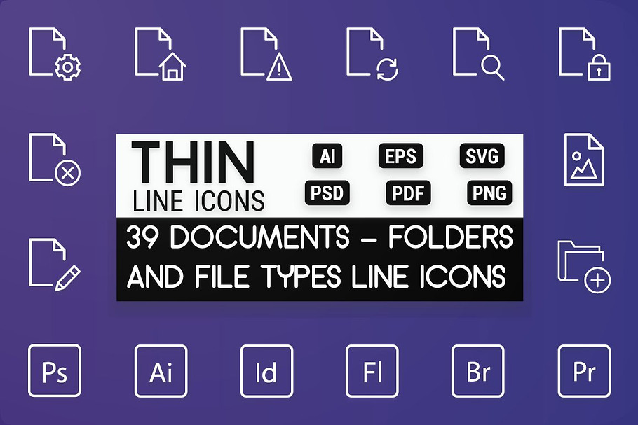 Documents, Folder & File Types Icons in Icons - product preview 8