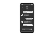 Chat bot messenger interface