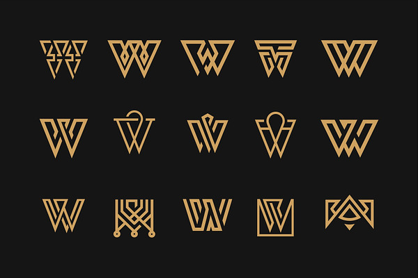 Letter W Logo Bundle