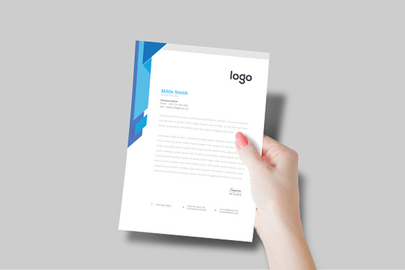 Corporate Letterhead Template in Flyer Templates - product preview 2