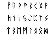 Futhark runes.